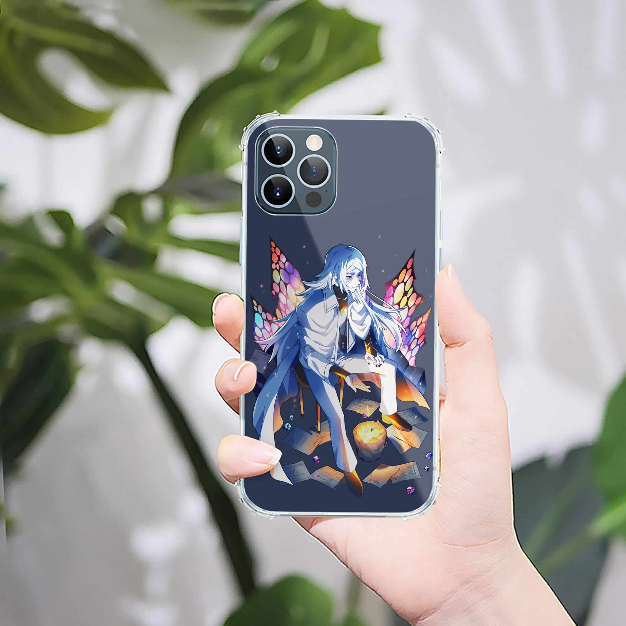 （画像用） 文豪ストレイドッグス Bungo Stray Dogs 【iPhone 12シリーズ対応】透明スマホケース（クリアソフトケース）